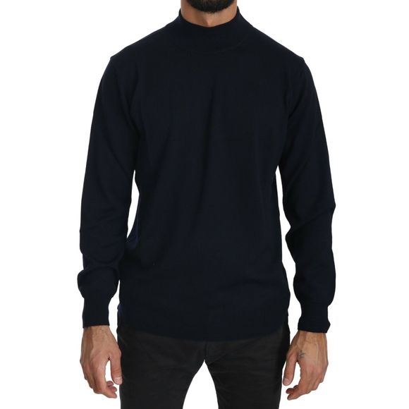 MILA SCHÖN Other - MILA SCHÖN Dark Blue Crewneck Pullover 100% Wool Sweater